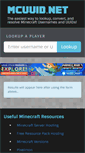 Mobile Screenshot of mcuuid.net