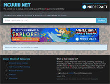 Tablet Screenshot of mcuuid.net